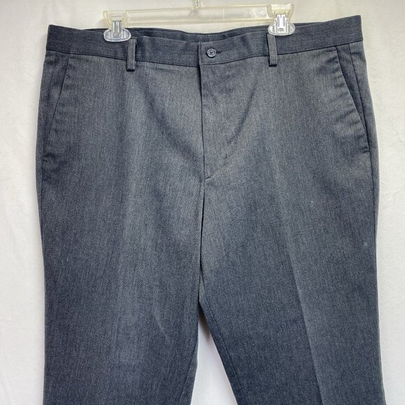 Dockers Individual Fit Waistband Flat Front Classic Fit Pants Men Sz 40x30 Gray - Picture 10 of 16